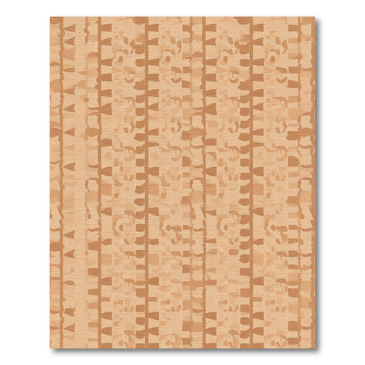 Earthy Tones Striped Abstract Blend Rug