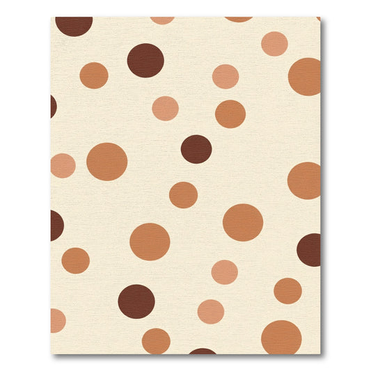 Earthy Speckled Circles Rug