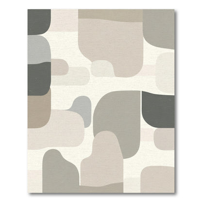 Neutral Organic Mid Century Forms Rug