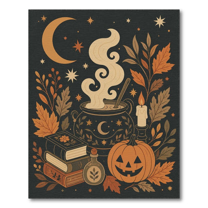 Enchanted Cauldron Autumn Area Rug