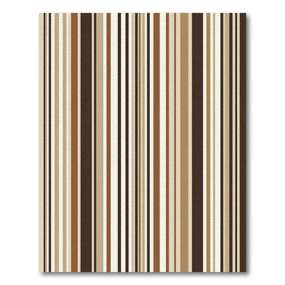 Rich Earth Tone Parallel Bands Rug