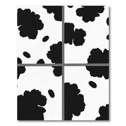 Cow Print Abstract Art Rug