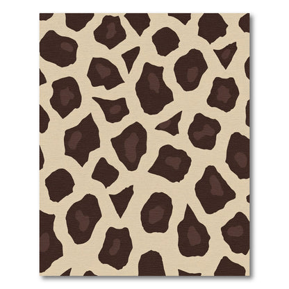 Taupe Animal Print Spots Rug