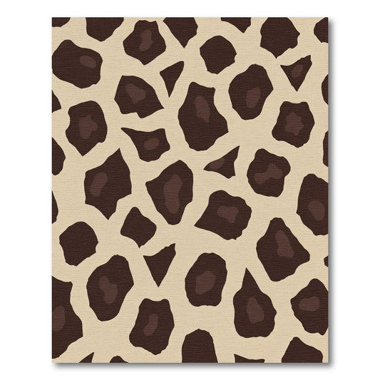 Taupe Animal Print Spots Rug