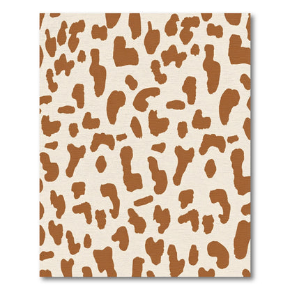 Brown Spots Cream Abstract Spots Rug