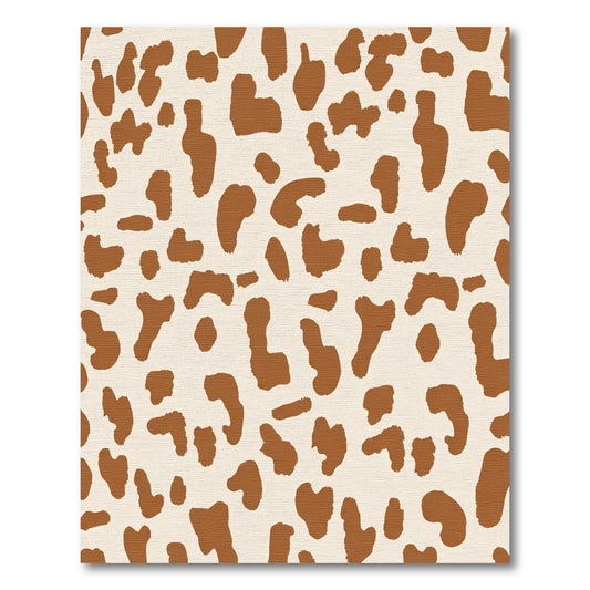 Brown Spots Cream Abstract Spots Rug