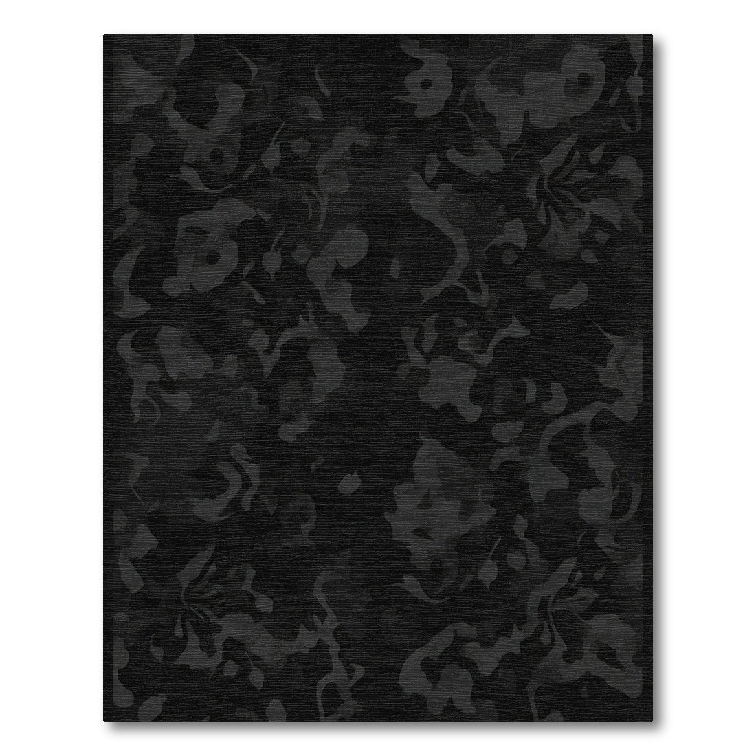 Monochromatic Abstract Camo Flow Rug