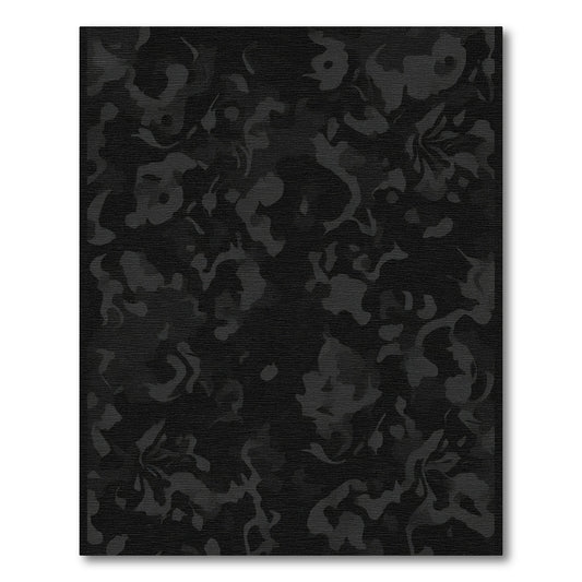 Monochromatic Abstract Camo Flow Rug