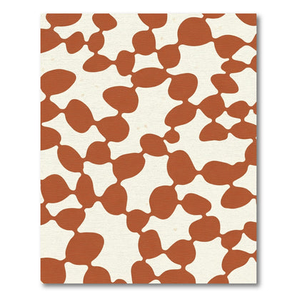 Terracotta Orb Organic Composition Rug