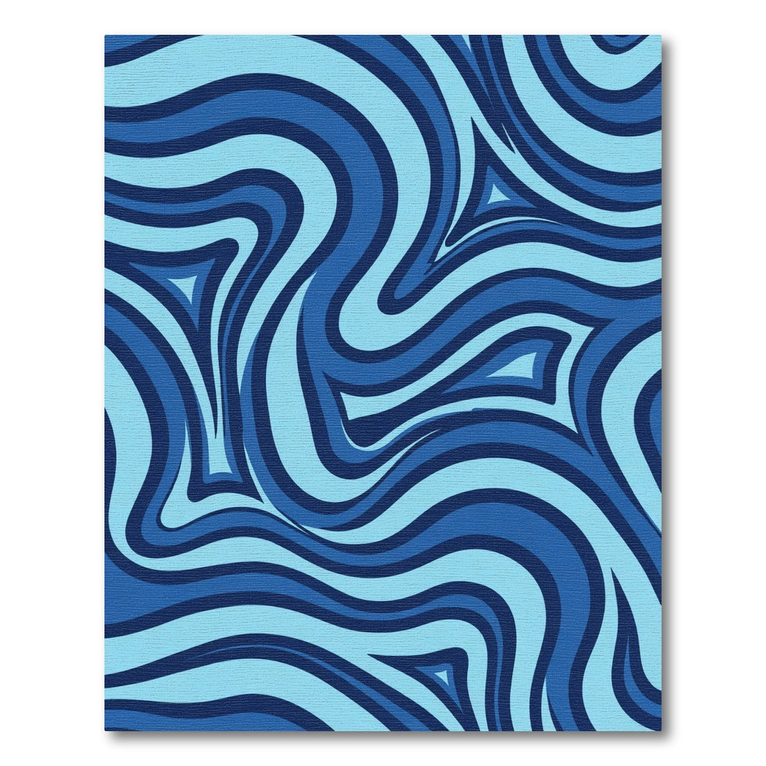 Oceanic Wave Motion Area Rug