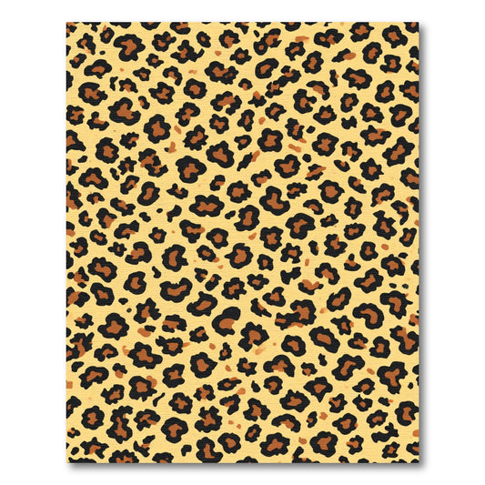 Bold Black Brown Spotted Leopard Rug