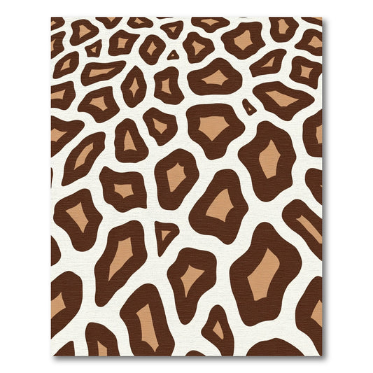 Brown Cream Abstract Spots Rug