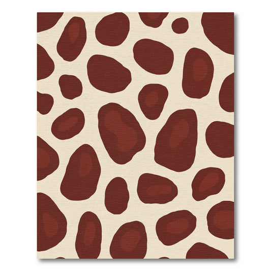Earthy Brown Spotty Spot Rug