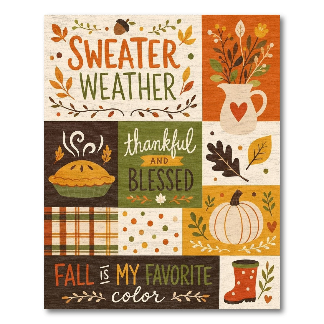 Fall Sweater Weather Area Rug