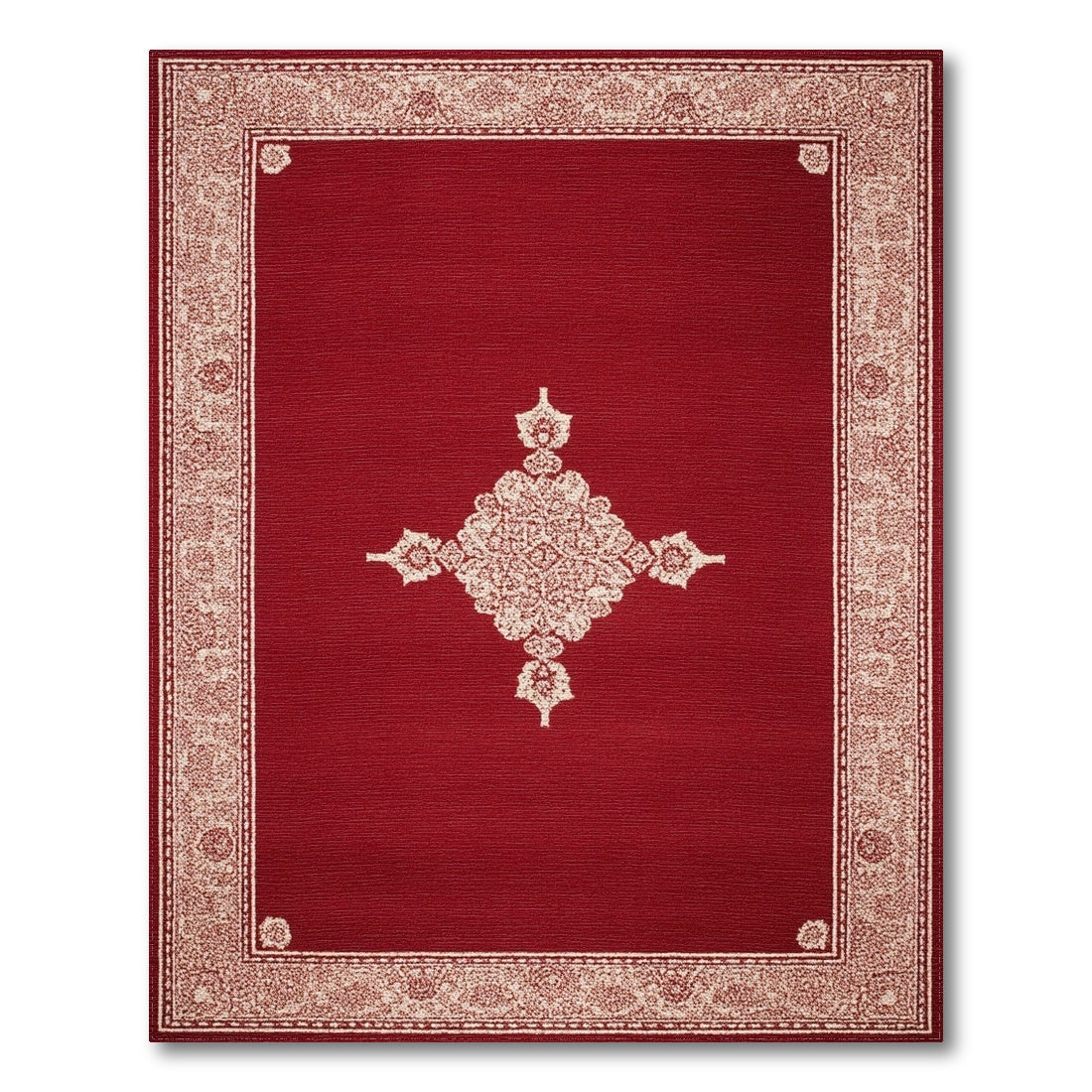 Red Persian Medallion Area Rug