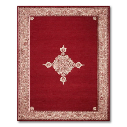 Red Persian Medallion Area Rug