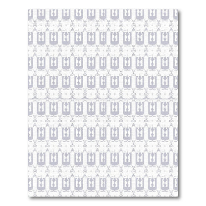 Soft Lilac Geometric Archways Rug
