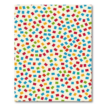 Colorful Confetti Square Scatter Rug