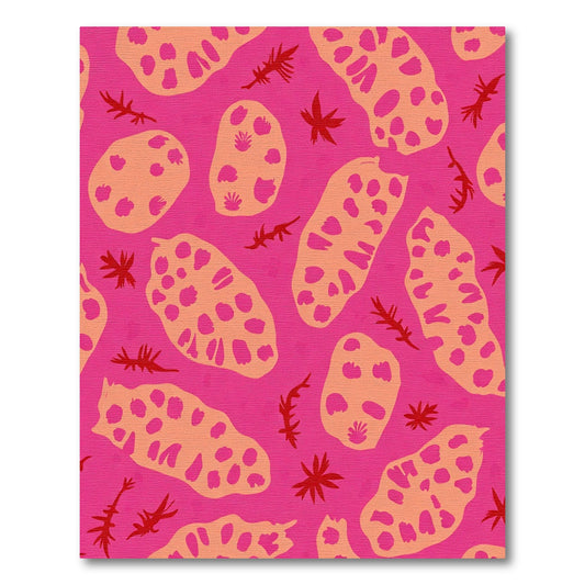 Pink And Orange Organic Botany Rug
