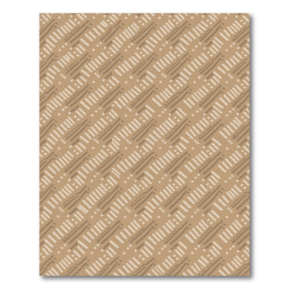 Heritage Tribal Brown Tan Area Rug