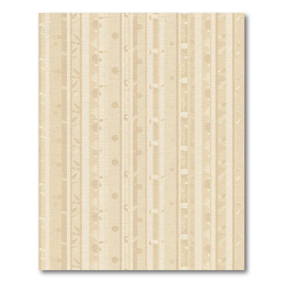 Neutral Stripe Dot Floral Arrangement Rug