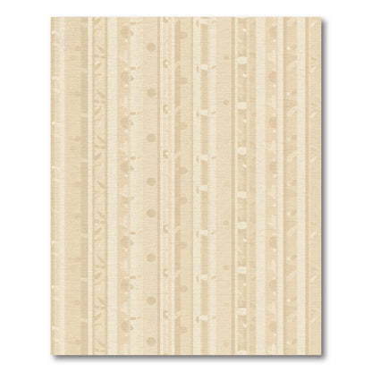 Neutral Stripe Dot Floral Arrangement Rug
