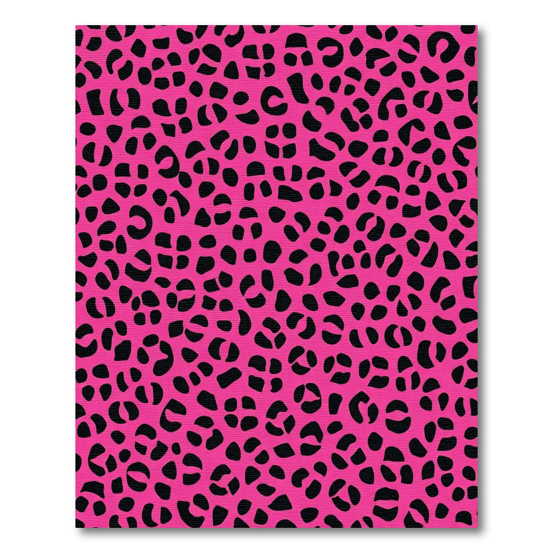 Hot Pink Bold Leopard Spot Rug