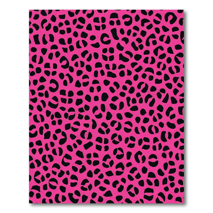 Hot Pink Bold Leopard Spot Rug