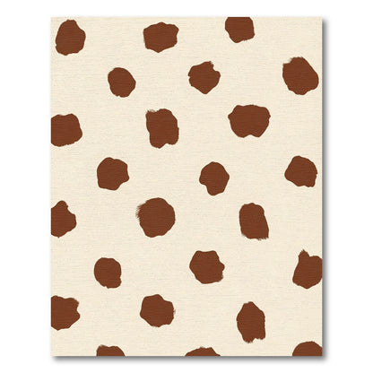 Brown Spots Cream Background Spots Rug