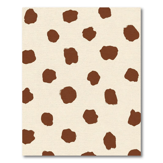 Brown Spots Cream Background Spots Rug