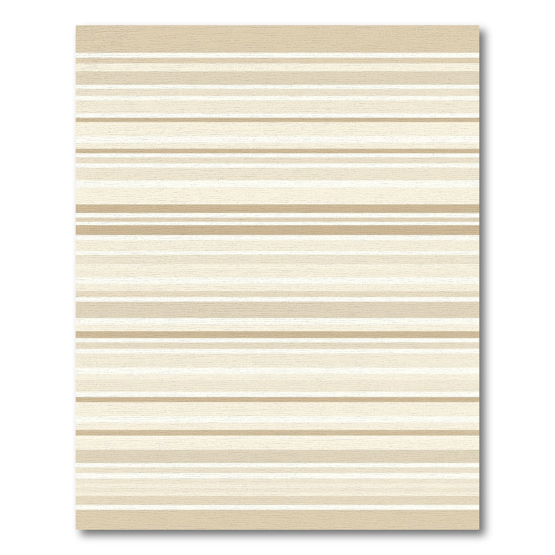 Neutral Tone Thin Stripe Arrangement Rug