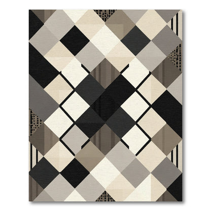 Monochromatic Diamond Lattice Geometric Rug