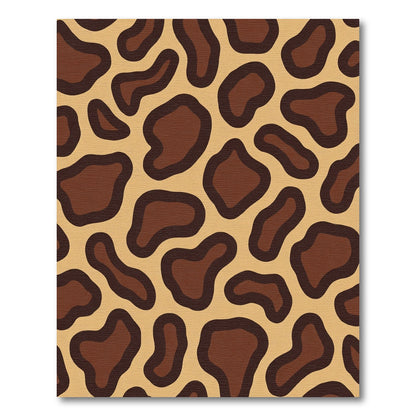 Brown Leopard Spots All Over Rug