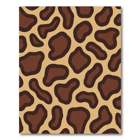 Brown Leopard Spots All Over Rug