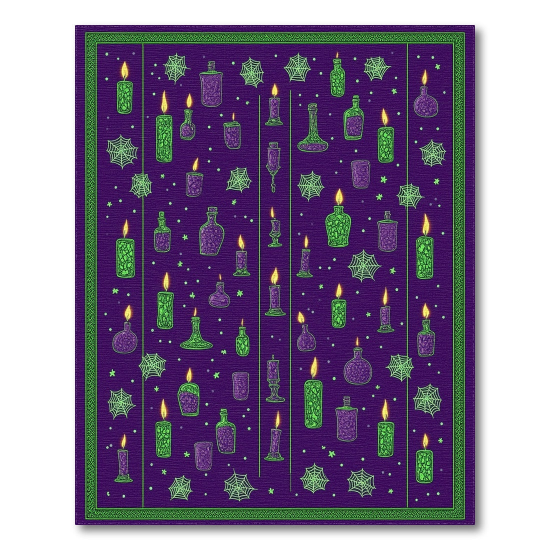 Mystic Purple Potion Candle Area Rug
