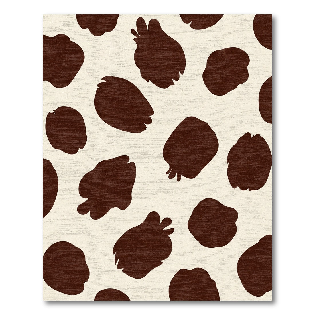 Brown Cowhide Spots Rug