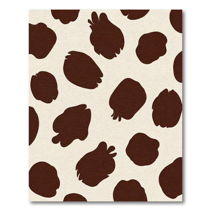 Brown Cowhide Spots Rug