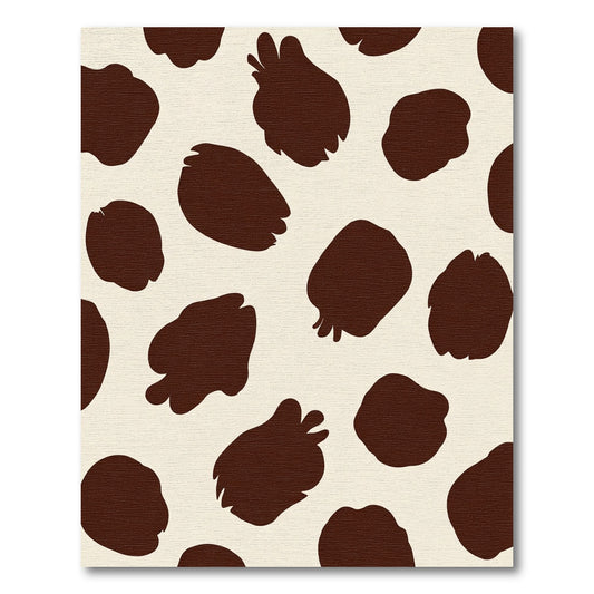 Brown Cowhide Spots Rug