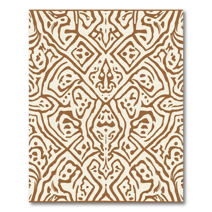 Brown Ivory Tribal Savanna Rug