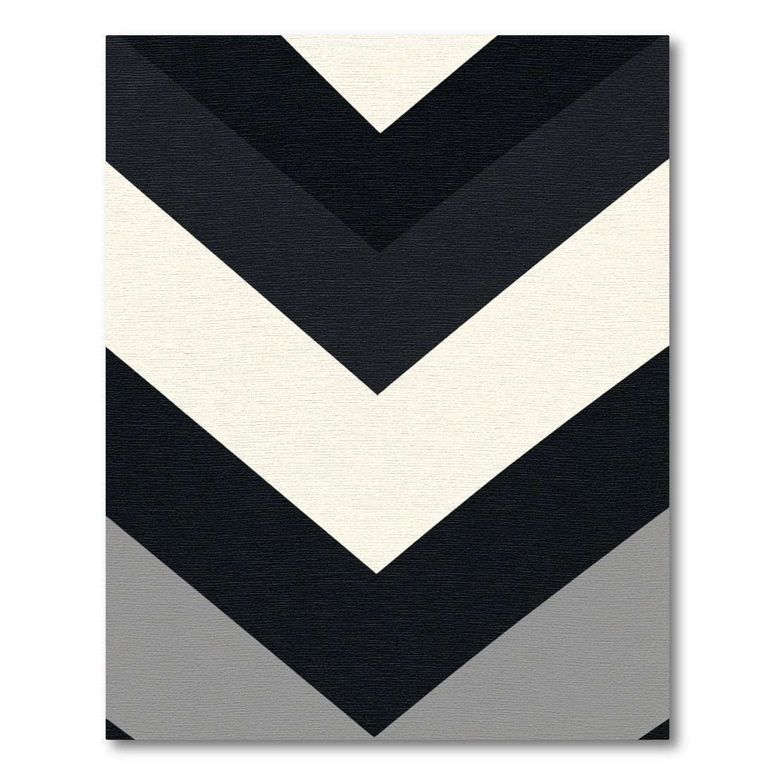 Monochromatic Chevron Geometric Statement Rug