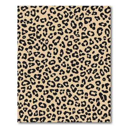Classic Black Leopard Spots Rug