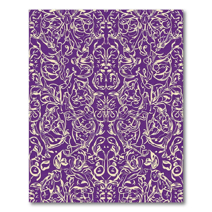 Ornate Ivory Floral Paisley Rug