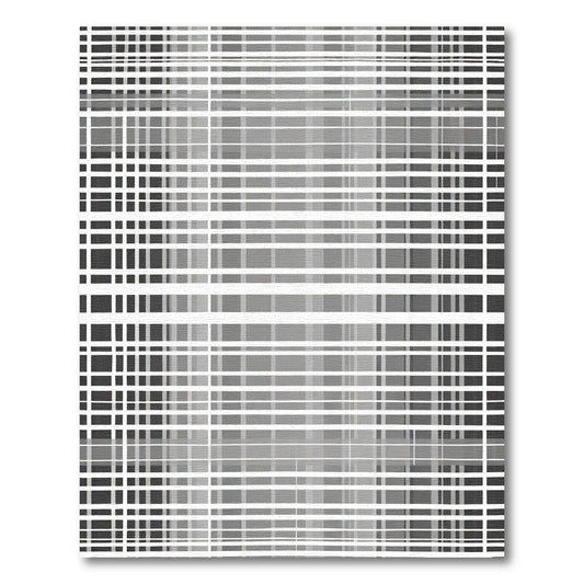 Monochromatic Graduated Stripe Geometric Rug