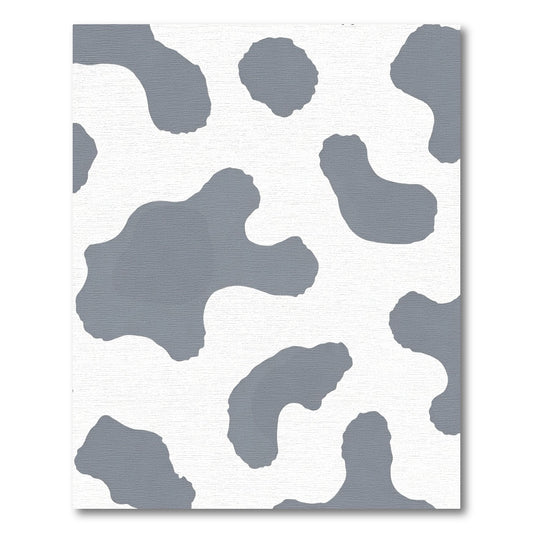 Gray Ink Blot Spot Rug