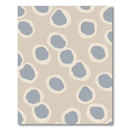 Neutral Abstract Circles Scatter Rug