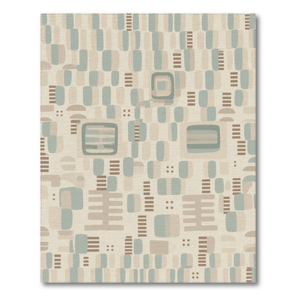 Beige Geometric Area Rug