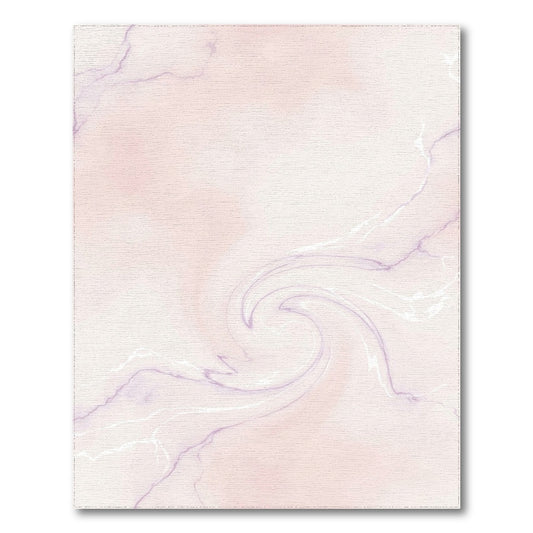 Blush Pink Swirl Marble Washable Area Rug