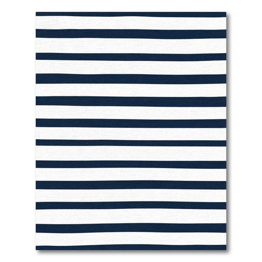 Midnight White Linear Composition Rug