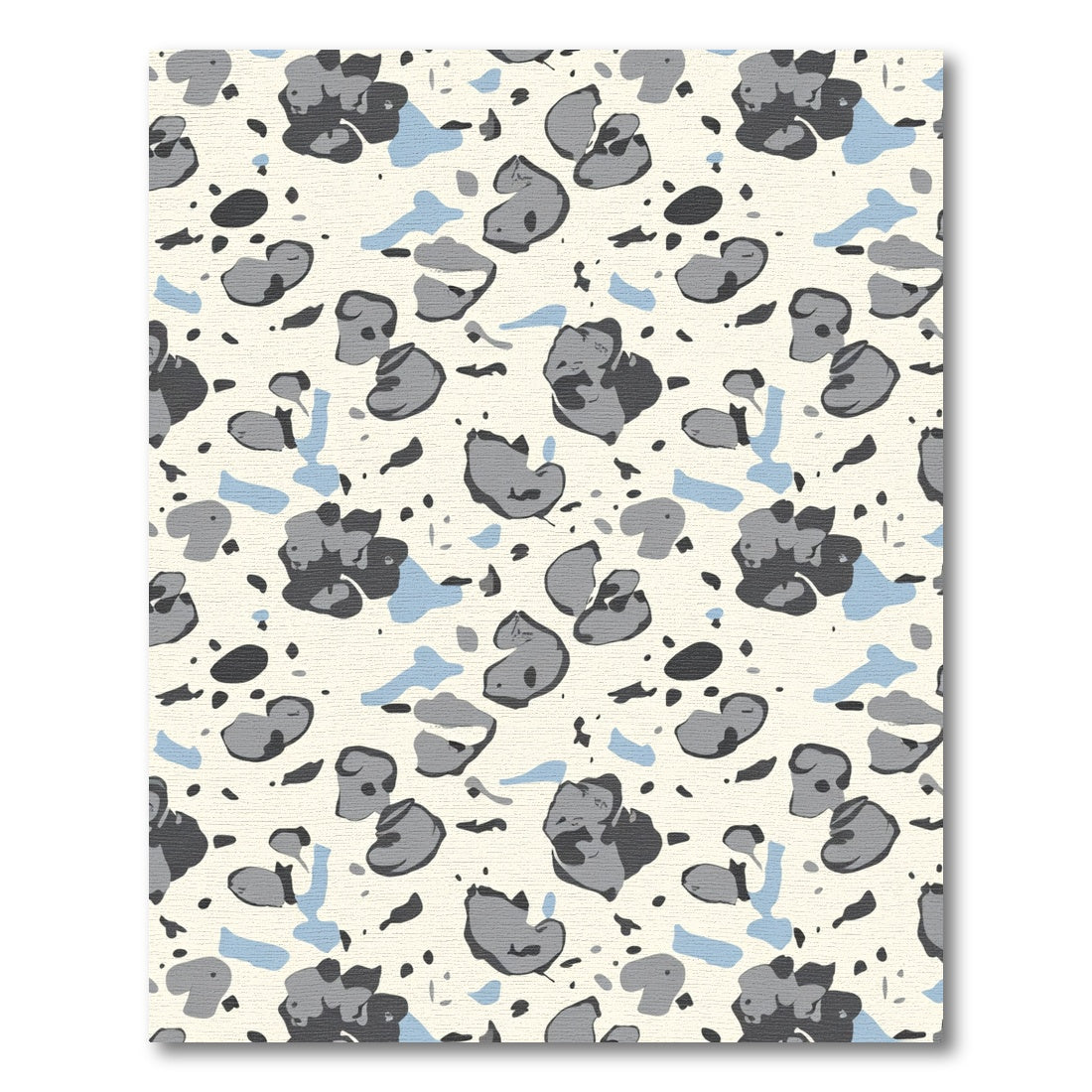Abstract Stone Speckled Cream Rug