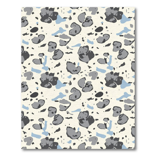 Abstract Stone Speckled Cream Rug